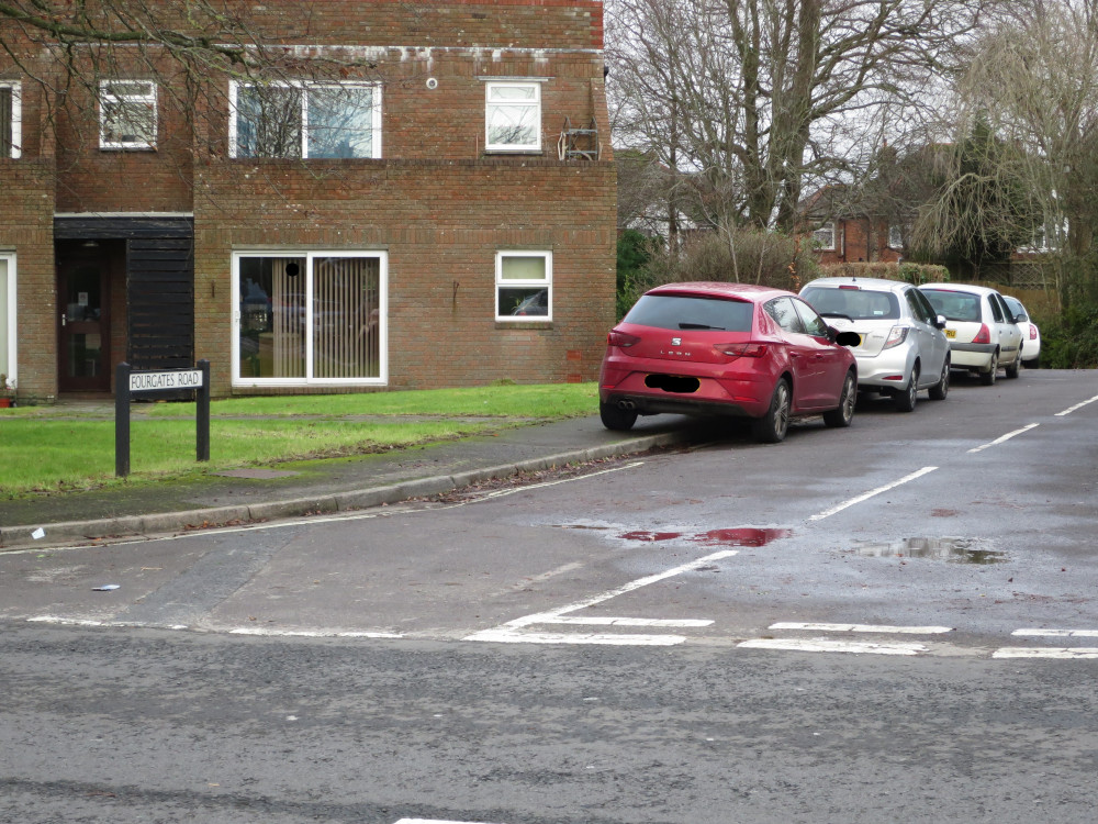Poor parking in the Cromwell Road area. Poor parking in the Cromwell Road area.