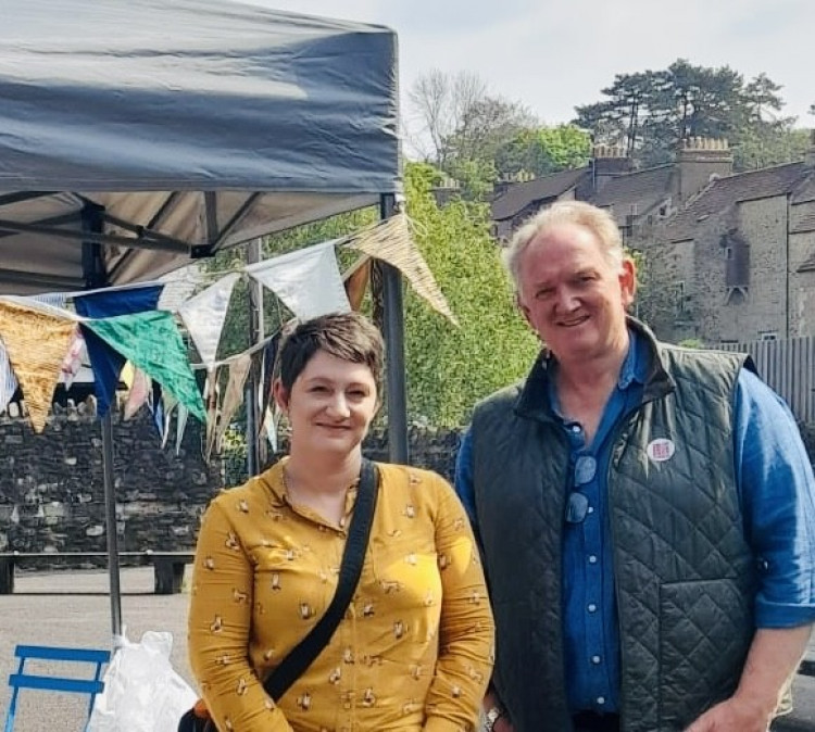 Cllr Steve Tanner with FTC Engagement Officer Emily Osler