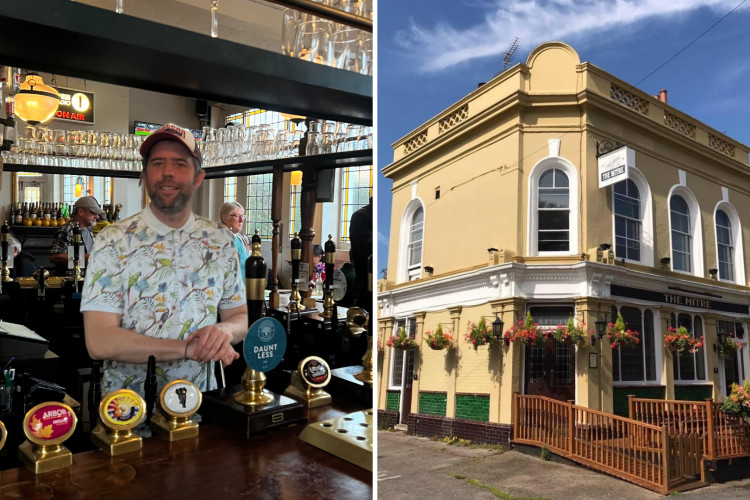 Chris French is running as a Richmond Park candidate for his pub The Mitre in Richmond (credit: Chris French).