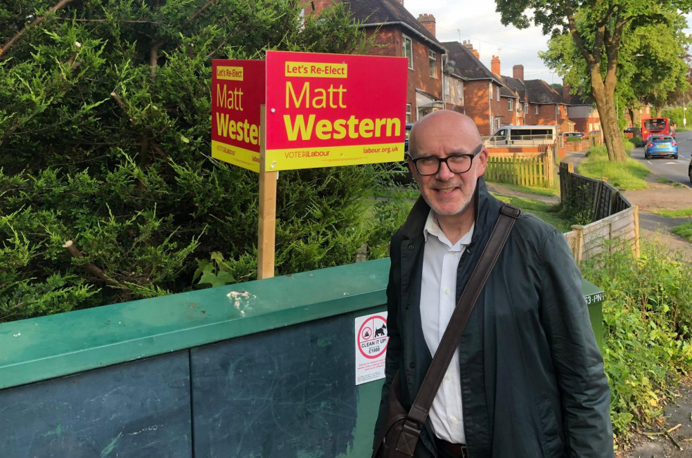 Matt Western has won a third straight election in Warwick and Leamington (Image supplied)