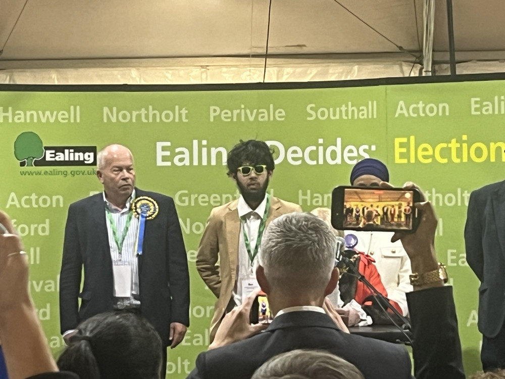 Ealing Southall's Nico Omilana managed to beat five other candidates, including Reform EU in the polls (credit: Cesar Medina).