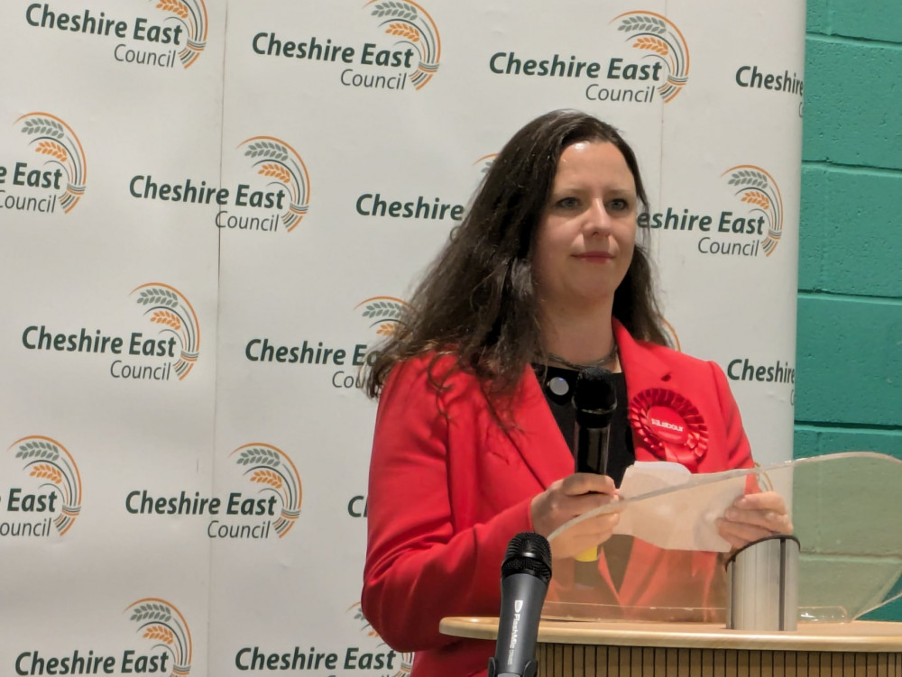 Sarah Russell is Congleton's new MP. (Photo: Nub News) Sarah Russell is Congleton's new MP. (Photo: Nub News)