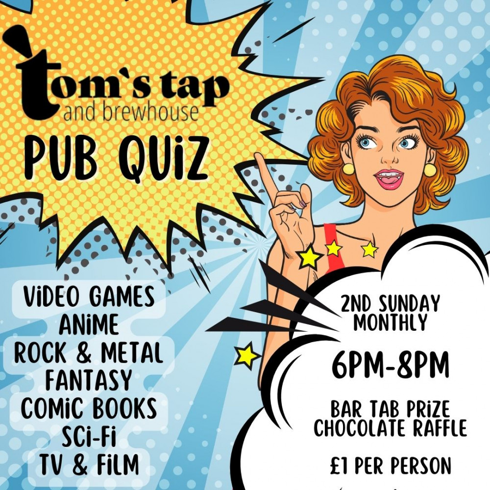 Tom's Tap Pub Quiz Tom's Tap Pub Quiz