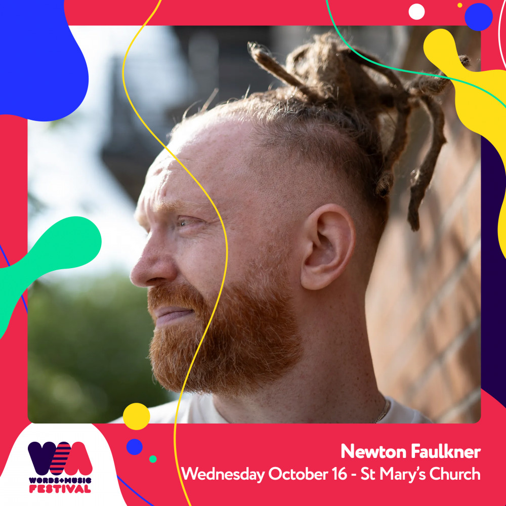 Newton Faulkner at Words & Music Festival Newton Faulkner at Words & Music Festival
