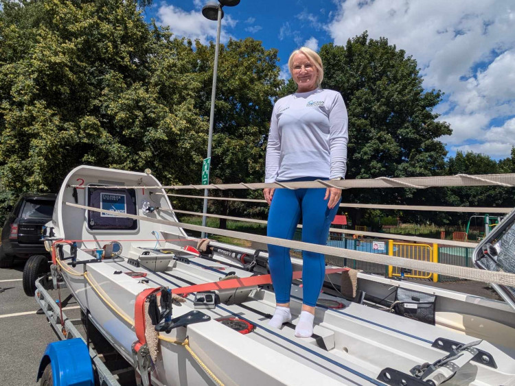 Deborah Cope, who grew up in Crewe, is one of the four women crew taking part in Ocean Empower Atlantic Row 2024.. (Photo: Nub News) 