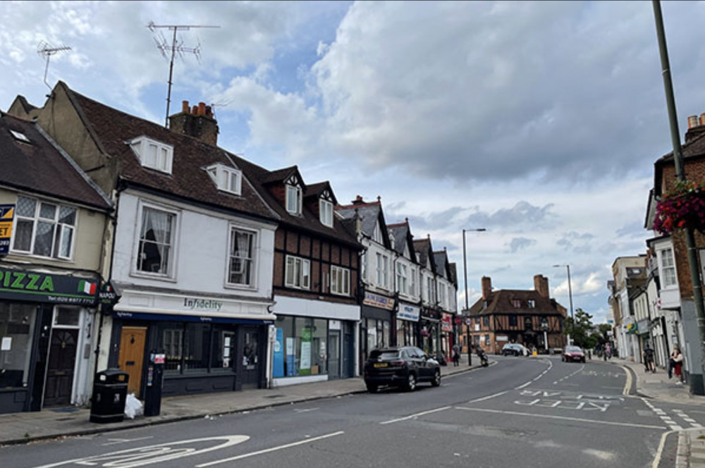 Richmond Council is due to resurface the carriageway in Hampton Wick High Street and Hampton Court Road (credit: Richmond Council).