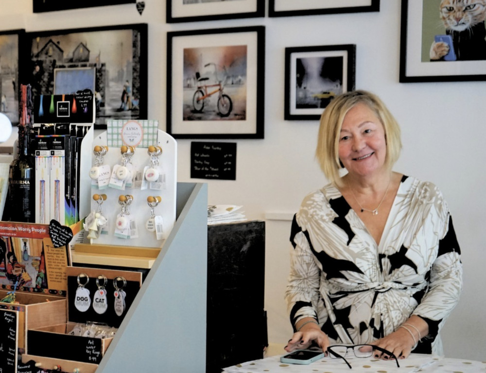 Jacqui Poole, of Cinta Gifts, Macclesfield. (Image - Macclesfield Nub News) 