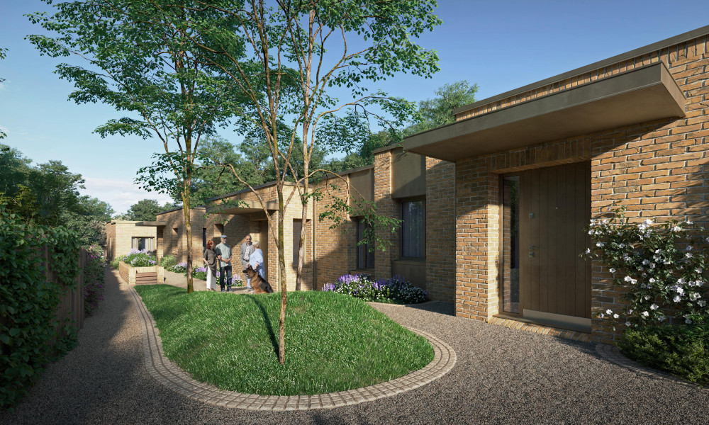 An artist impression of Richmond Charities new almhouses coming to TW9 later this year (credit: Richmond Charities).