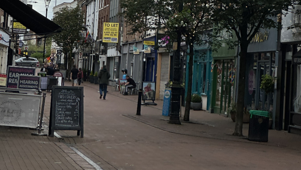 Chestergate's east side in Macclesfield. (Image - Macclesfield Nub News) 