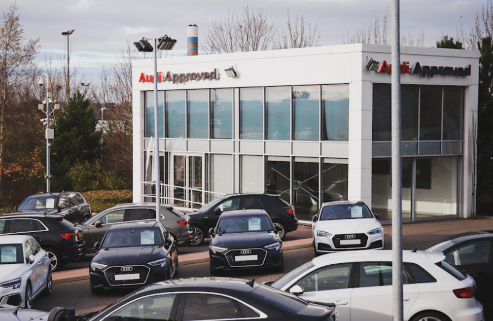 Swansway Motor Group owns dealerships across Staffordshire, including Stoke Audi (Swansway Group).