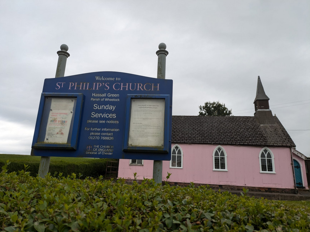 St Philip's Church has launched an appeal to repaint the outside in its famous pink colour. (Photo: Nub News) 