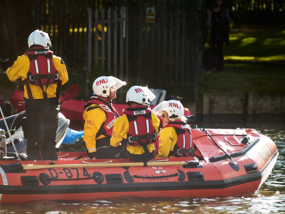 Meanwhile, another boat is ready to be scrambled at a moment's notice back at the Teddington station. (Photo: Oliver Monk)