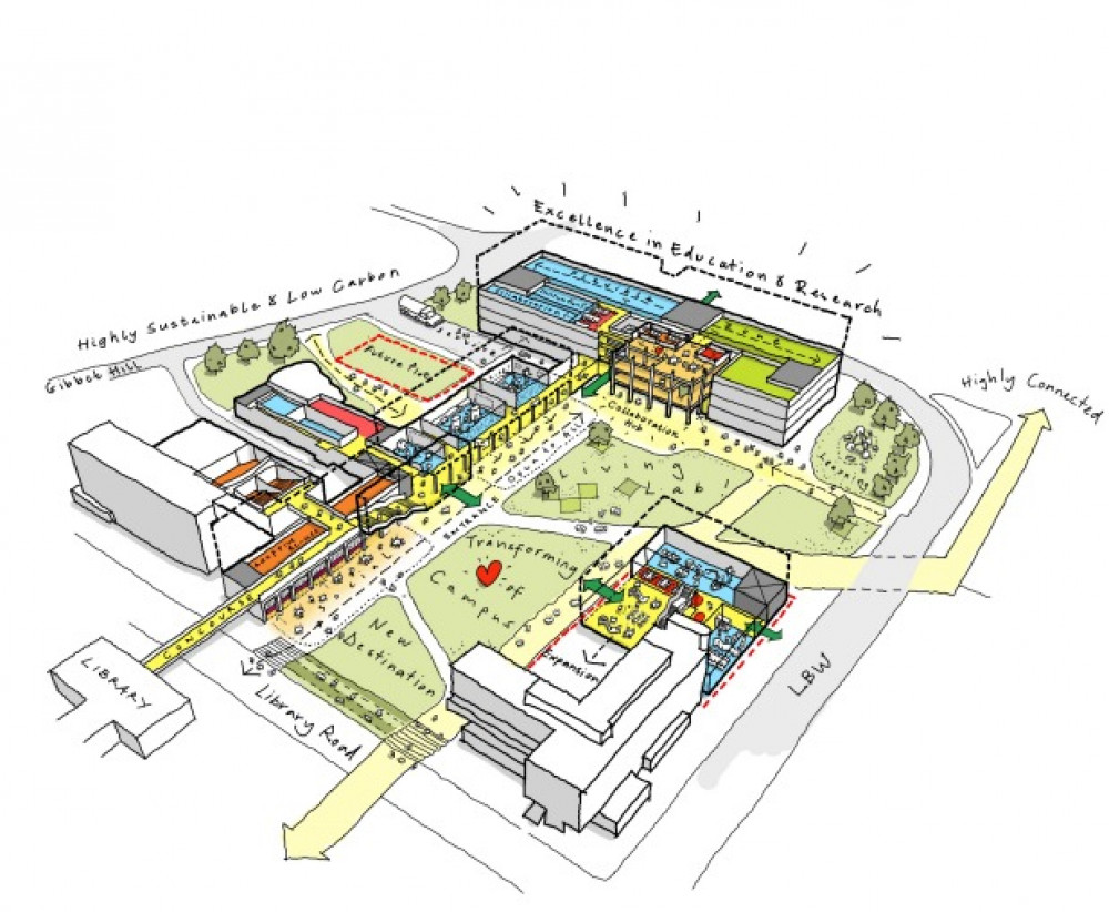 The scheme includes clearing and levelling the site (image via planning application)