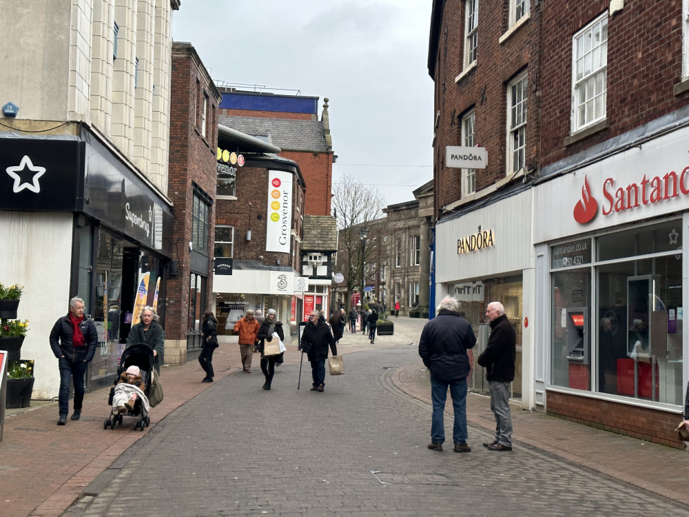 Mill Street in Macclesfield.