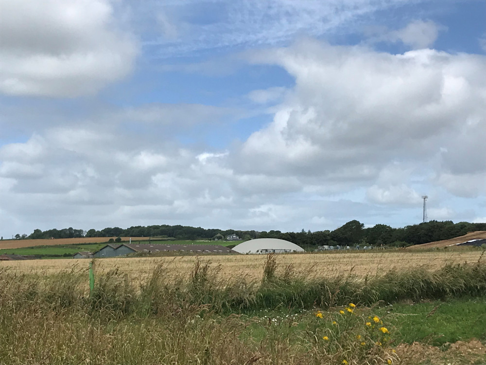 The digester site. The digester site.