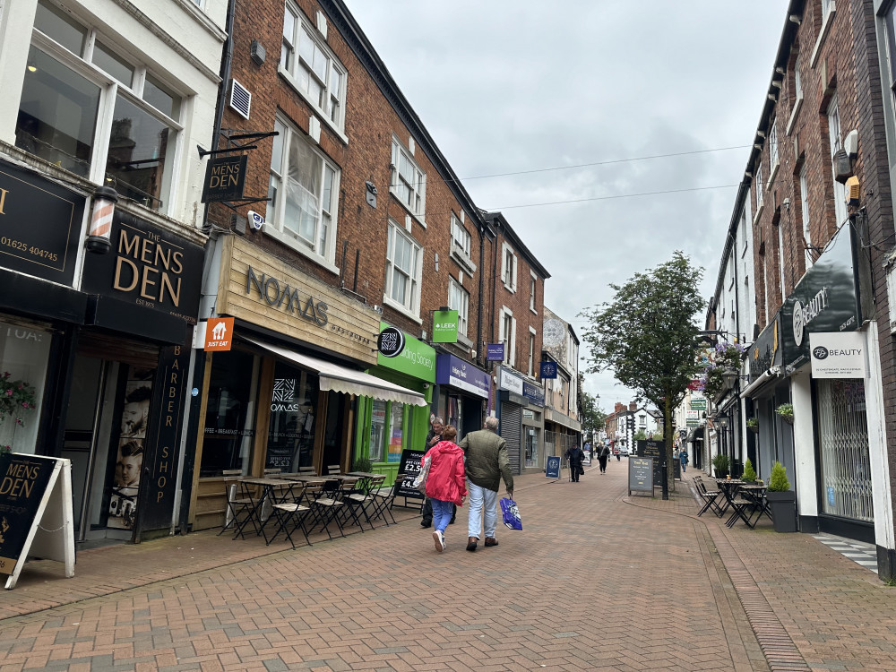 Chestergate in Macclesfield.