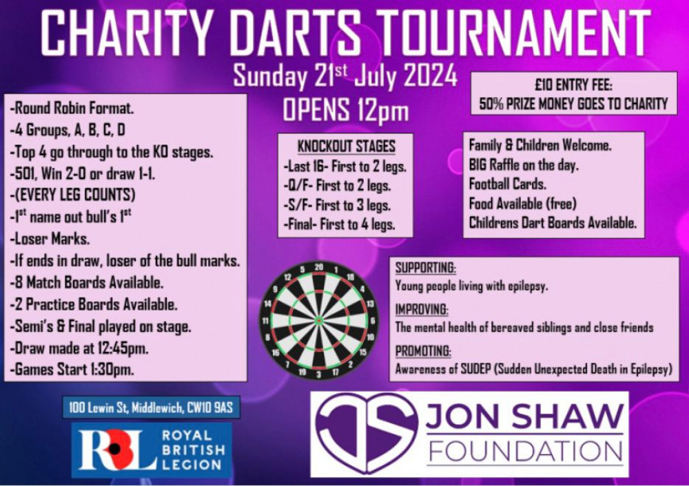Charity Darts Tournament
