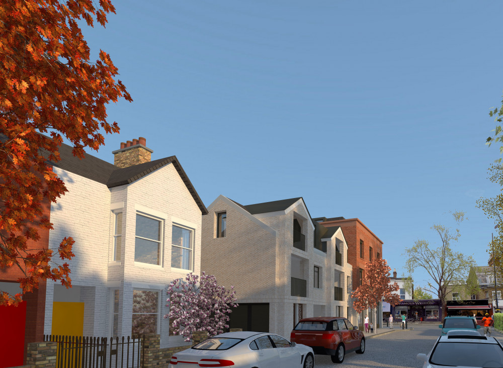 The new designs seen from Cedar Road. (Photo: Unico Developments via Richmond Council)