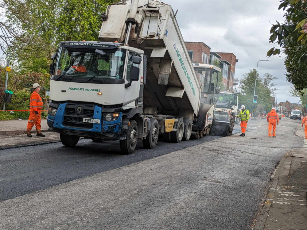 Roadworks are taking place on two local roads this summer. Photo shows a different part of Middlewich Road - the new work will take place in a different part of the busy road. (Photo: Nub News)