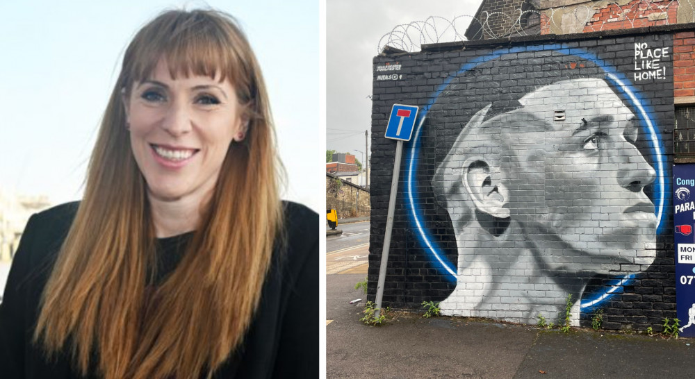 Phil Foden and Angela Rayner both spent their childhoods in Bridgehall, around Adswood, Edgeley, and Cheadle Heath (Images - Angela Rayner: supplied / Phil Foden - Nub News)