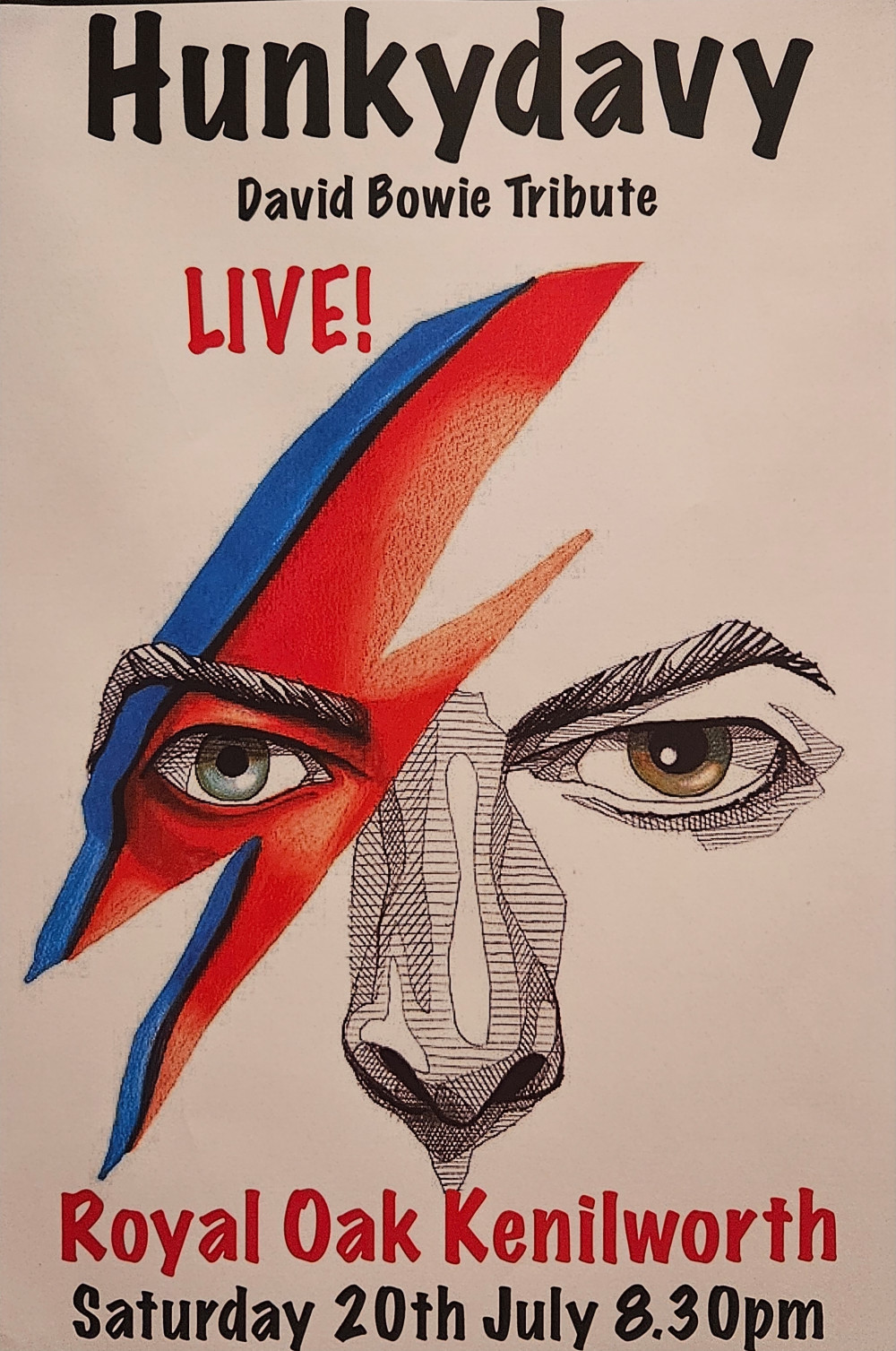 "Hunkydavy" playing live at the Royal Oak kenilworth Saturday 20th July 8.30pm, FREE ENTRY ! "Hunkydavy" playing live at the Royal Oak kenilworth Saturday 20th July 8.30pm, FREE ENTRY !