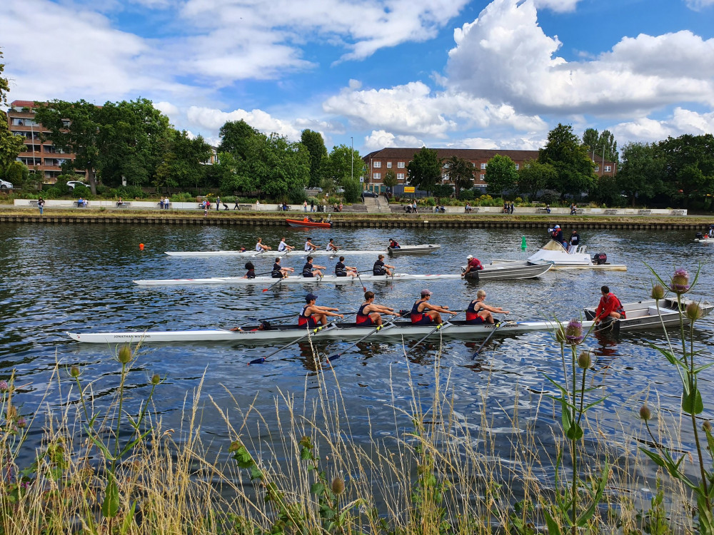 Kingston Regatta organisers managed to keep the weekend-long event afloat following a halt to races due to 'a motor boat on the race course'. (Photo: Niall Smith) 