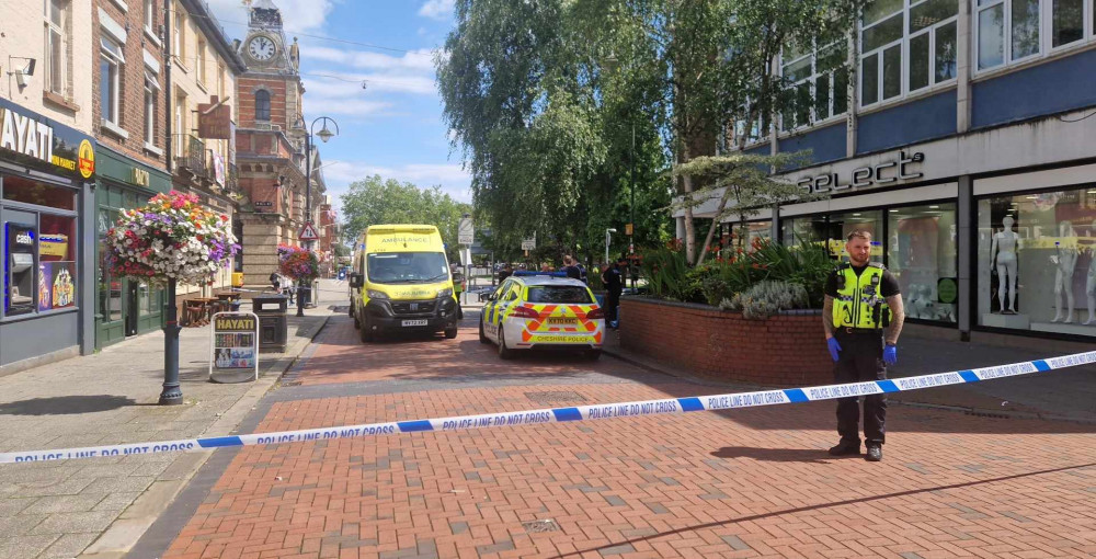 Emergency services responded to a serious incident in Crewe town centre on Wednesday 17 July (Nub News).