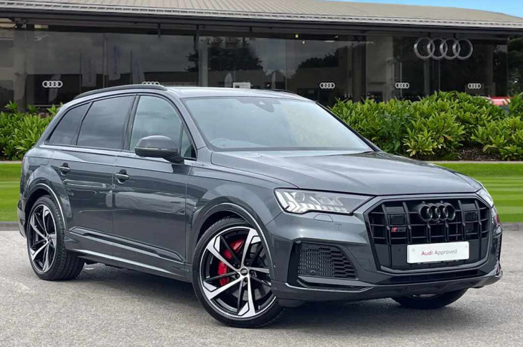 Drive away in this Audi SQ7 Black Edition available now at Crewe Audi (Swansway).