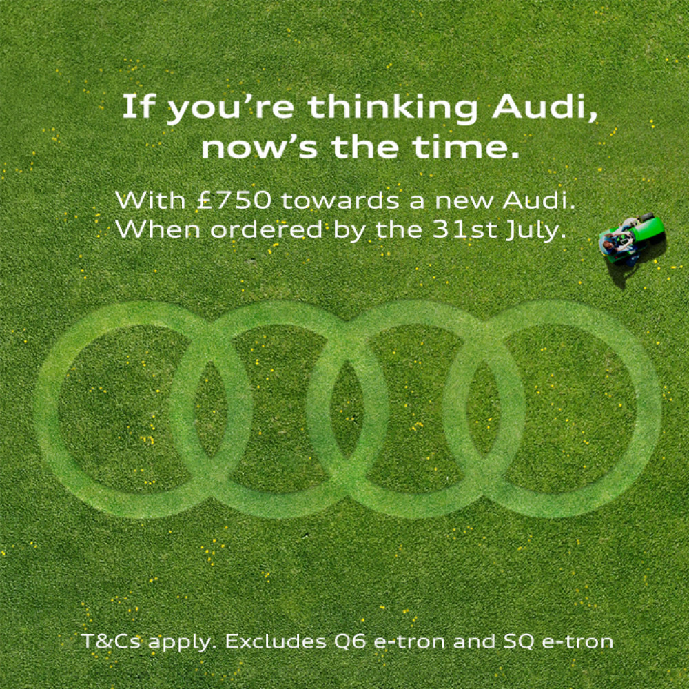 If you have been thinking about an Audi, now’s the time to get yours (Swansway).