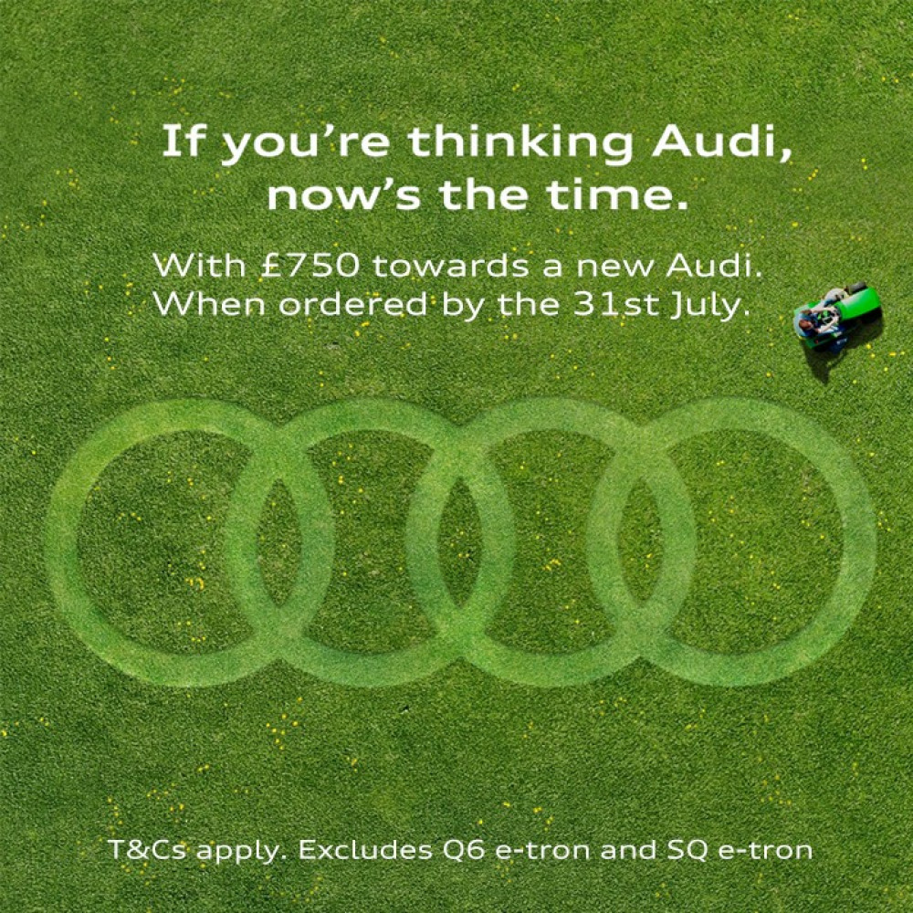 If you’ve been thinking about an Audi, now’s the time to get yours. (Swansway).