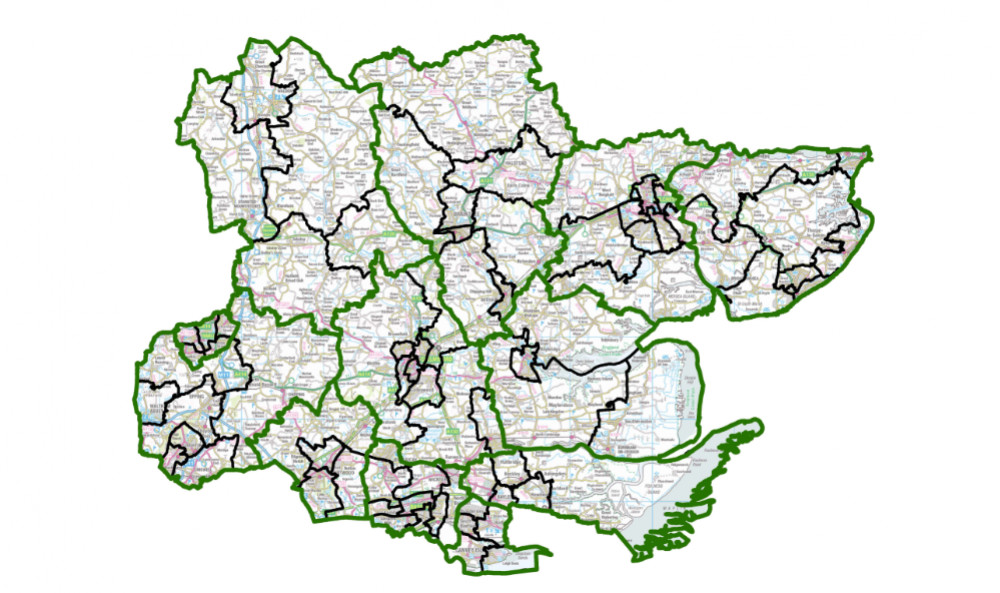 Most division boundaries are set to change (Credit: LGBCE)