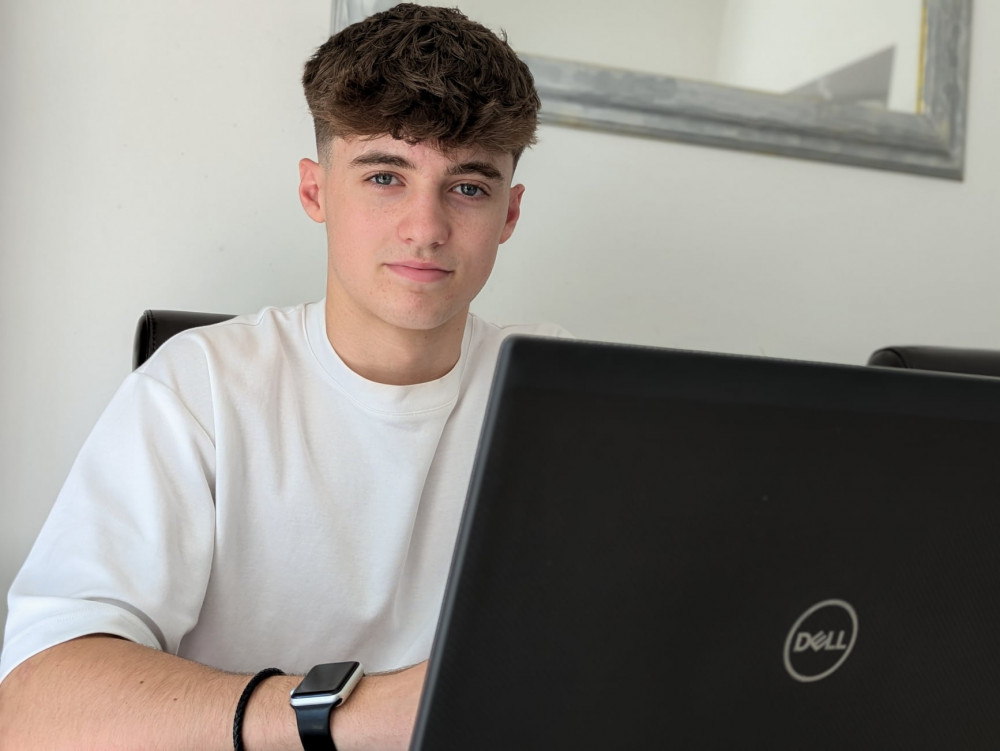 Sixteen year old Charlie Phillips has spent the week working with Sandbach Nub News. (Photo: Nub News) Sixteen year old Charlie Phillips has spent the week working with Sandbach Nub News. (Photo: Nub News)