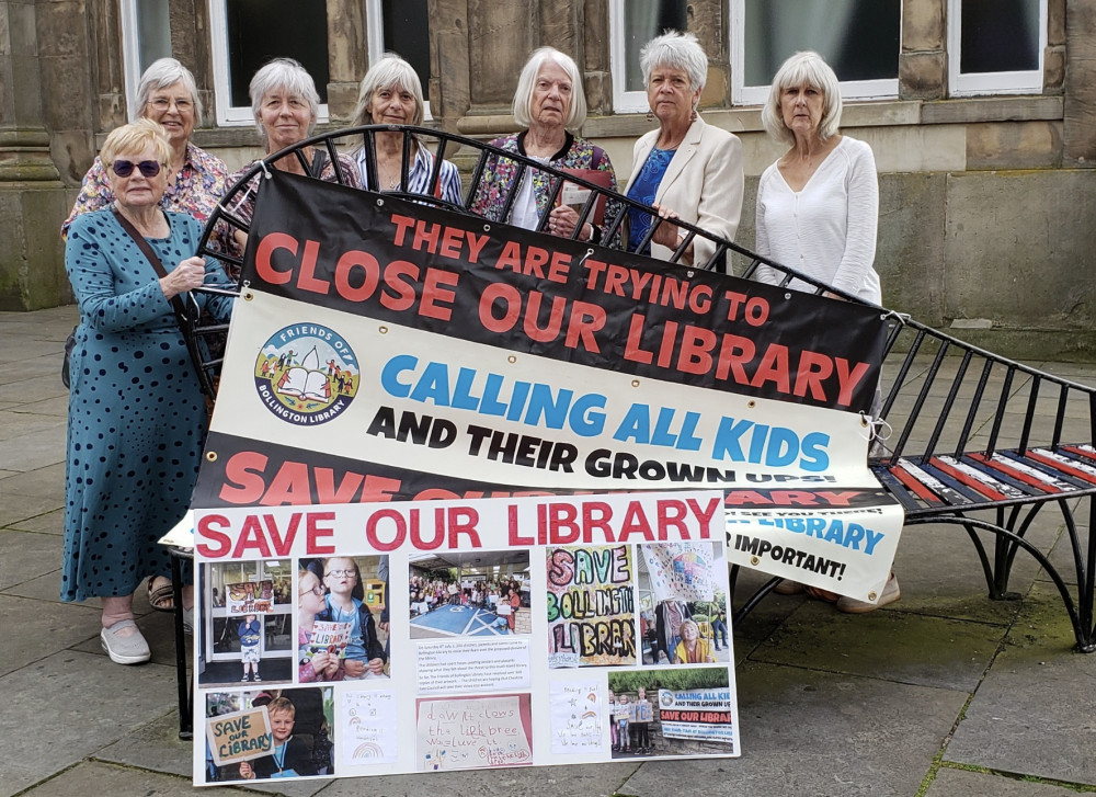 The meeting protest follows a protest by children earlier this month. (Image - Belinda Ryan reporting for the Local Democracy Reporting Service at Macclesfield Town Hall)