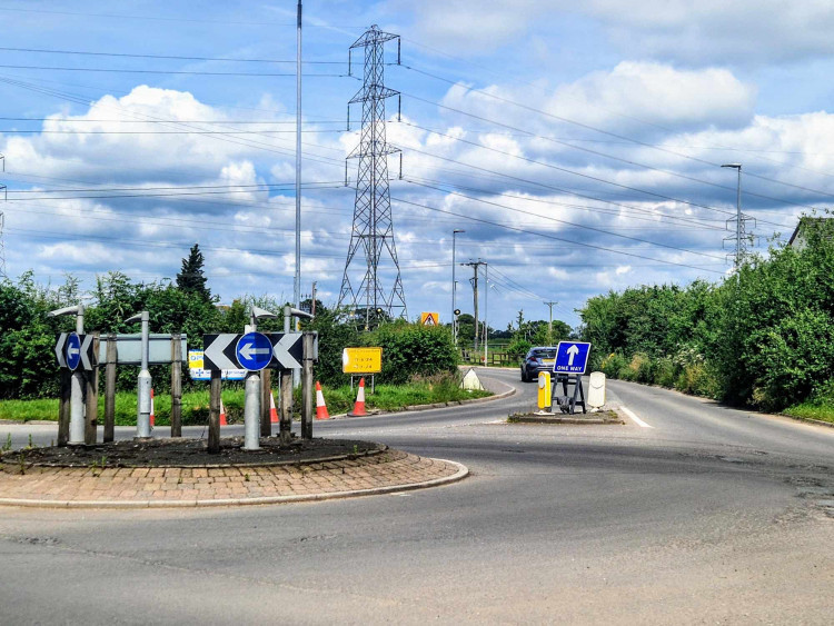 Flowers Lane, between Gordon Geddes Way and Bradfield Road, reopened to motorists on Friday 19 July (Ryan Parker).