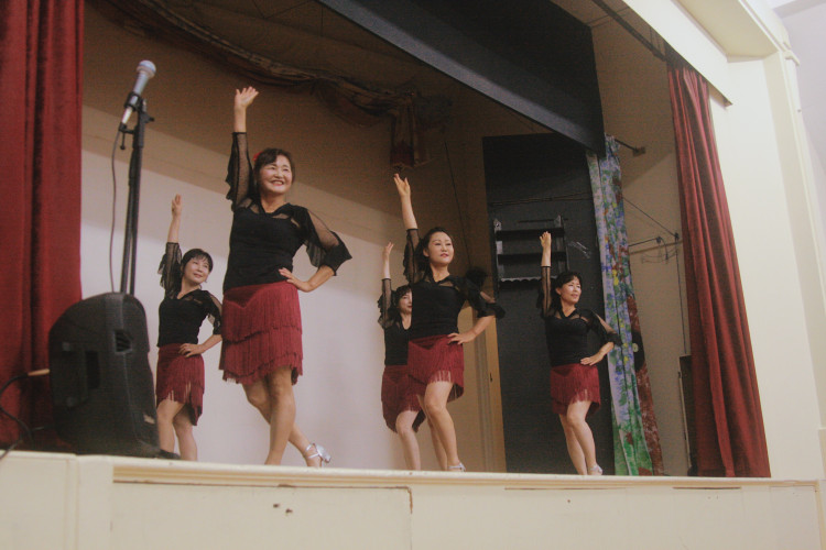 Connect: North Korea uses activities like their dance group – founded by one of the country’s ex-state gymnasts – to help integrate new refugees arriving in the area. (Photo: The National Lottery Community Fund)