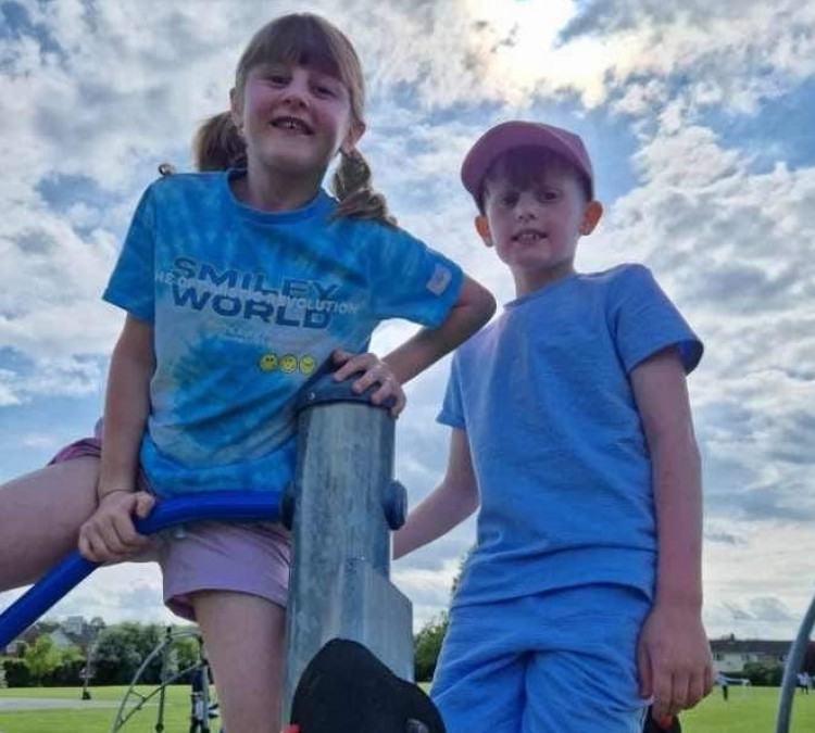 Wren, 11, and Milo, 10, will take part in the British Transplant Games next week (CLDF).