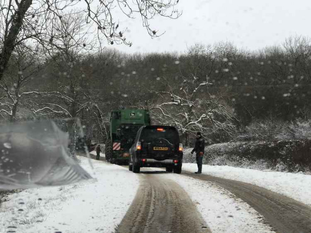 A stick combine harvester - Picture courtesy of L&R 4x4 twitter feed