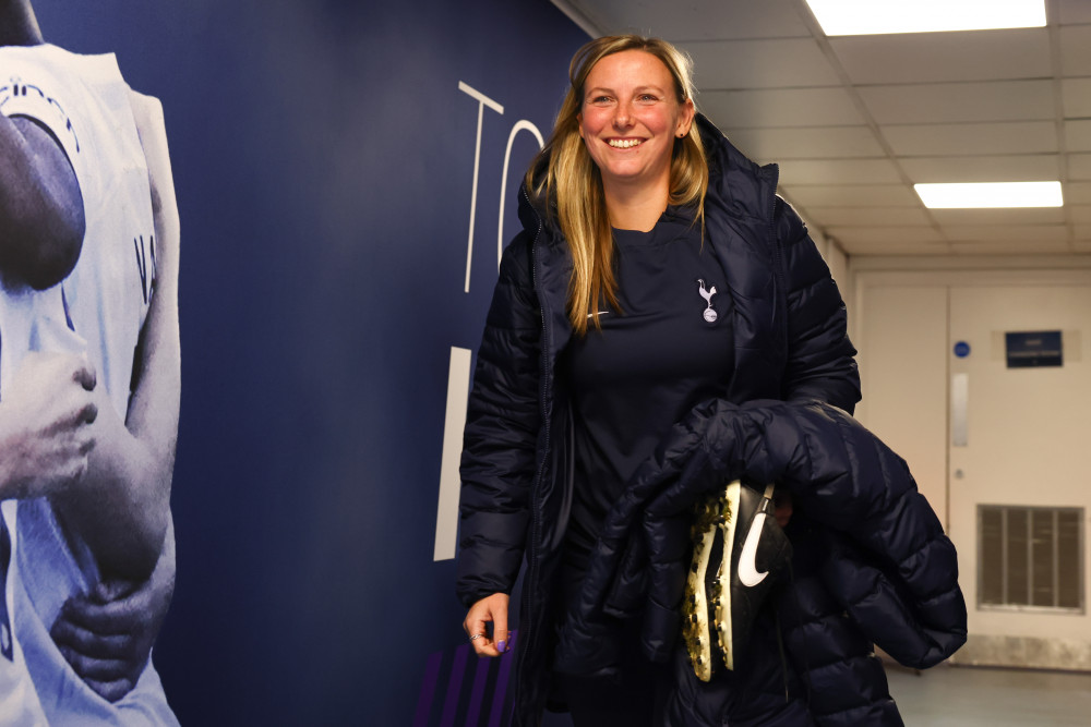 Congratulations Vicky Jepson! Anyone know her? (Image Credit - Tottenham Hotspur/Shutterstock)