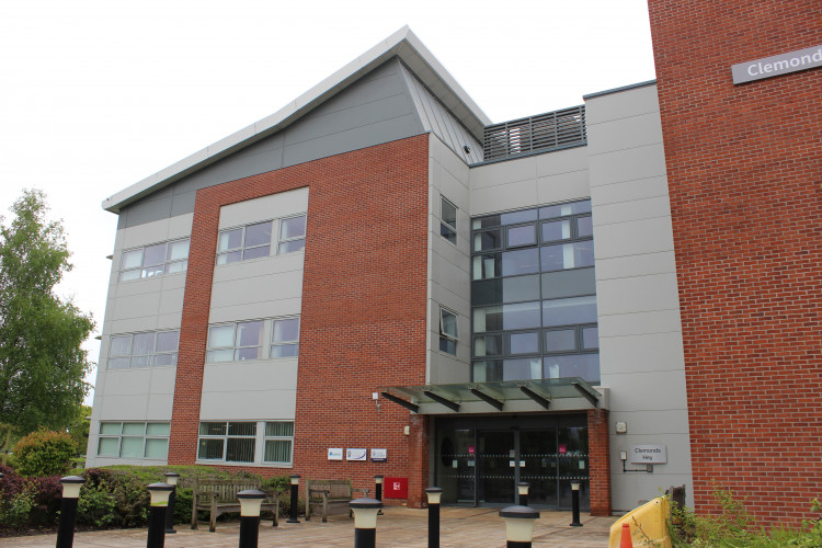 Cheshire Police and Cheshire Police Commissioner HQ, Winsford, Cheshire. (Image - Macclesfield Nub News) 
