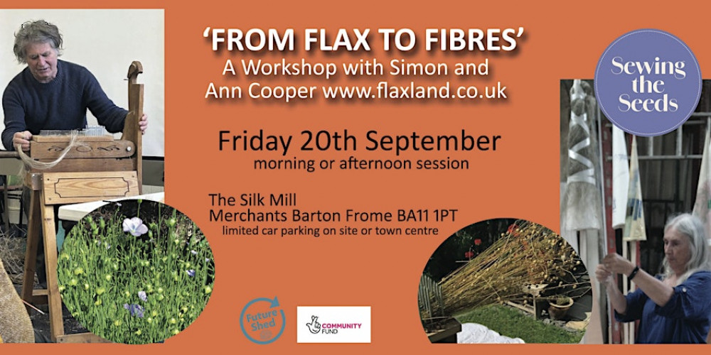 From Flax to Fibre - a workshop with Flaxland UK (Sewing the Seeds project) From Flax to Fibre - a workshop with Flaxland UK (Sewing the Seeds project)