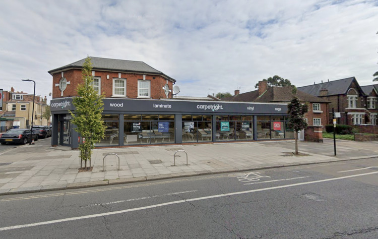 Carpetright in Ealing Common alongside seven other London branches will be closing (credit: Google Maps). 