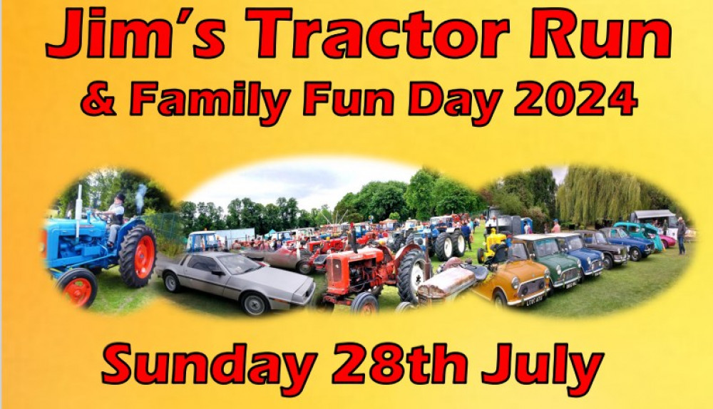 Jim's Tractor Run at Market Street and the Bath Grounds in Ashby de la Zouch