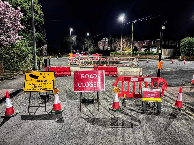 Cadent Gas commenced works again on Crewe Road, Brookland Avenue, Rope Lane and Springfield Drive, at 9:30am, on Thursday 25 July (Jonathan White).