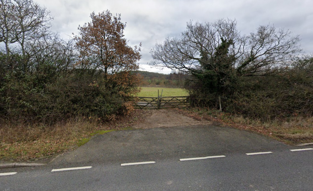 A planning application has also been submitted for a campsite along Henley Road, by the M40 (image by Google Maps)