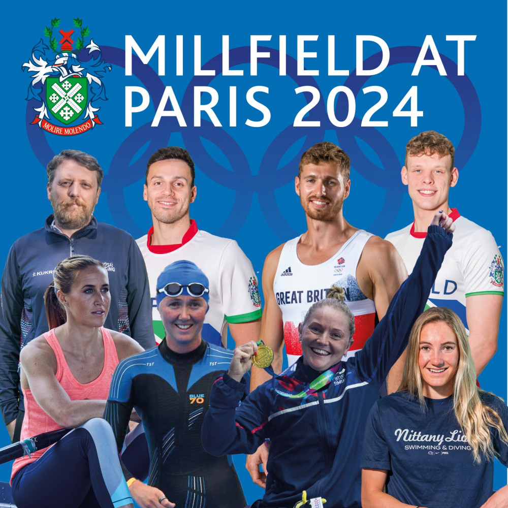 The athletes selected include ten Old Millfieldians, two staff members, and one current member of the Swimming Performance Squad. The athletes selected include ten Old Millfieldians, two staff members, and one current member of the Swimming Performance Squad.