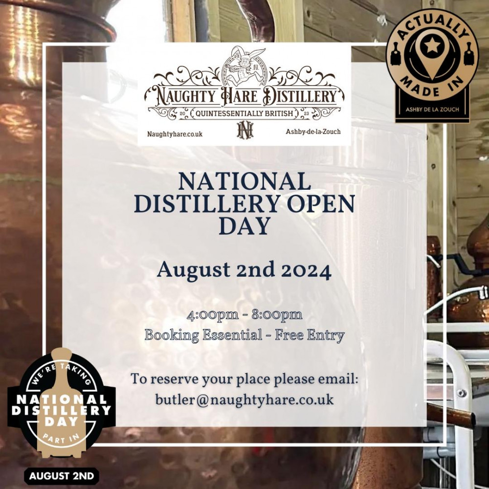 Second August Naughty Hare Distillery Open Day, at Hill Farm, Ashby de la Zouch 