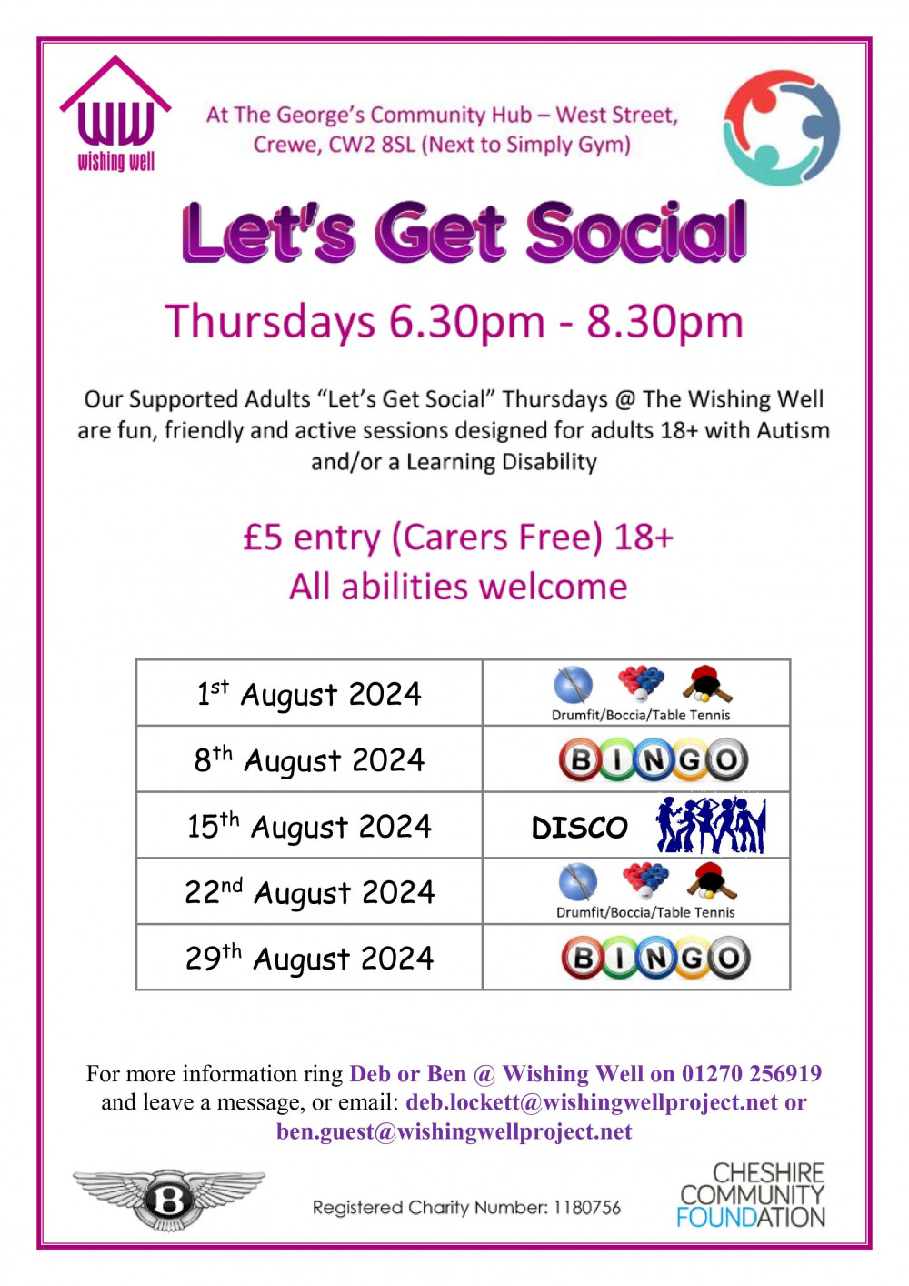Let's Get Social Thursday Evenings Let's Get Social Thursday Evenings