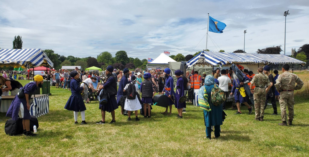 Over 1,500 people headed to St Nicholas Park for Armed Forces Day (Image by Geoff Ousbey)