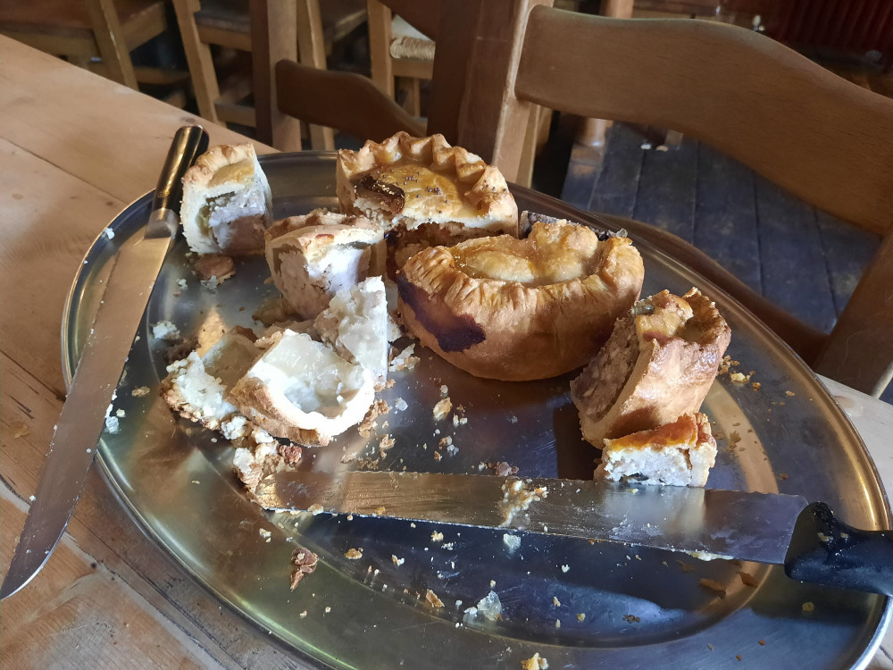 A huge variety and range of pork pies were on offer (Evie Payne). A huge variety and range of pork pies were on offer (Evie Payne).