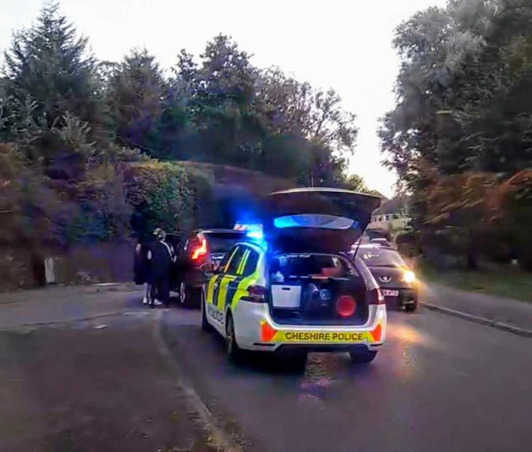 On Saturday 27 July, Cheshire Police received reports of a collision on Church Lane, Wistaston, at its junction with Broughton Lane (Photo: Crewe Resident).